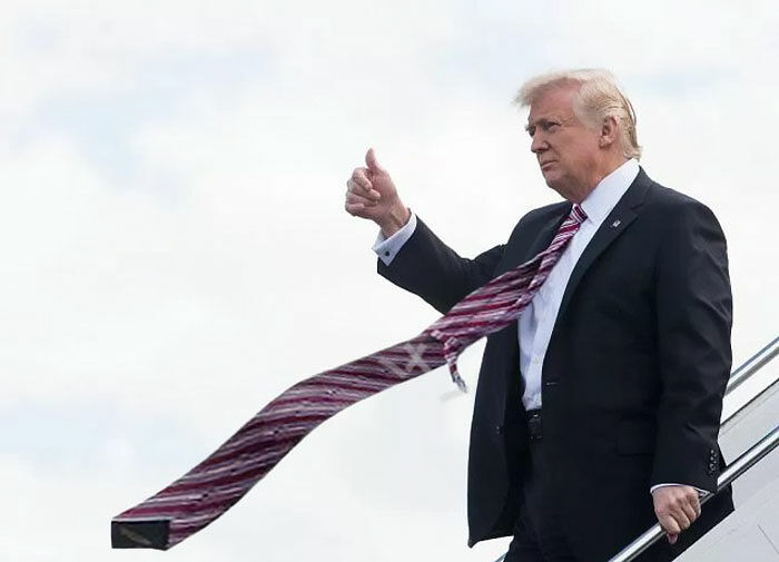 Donald Trump Tie Long Photoshop Battle - 03.