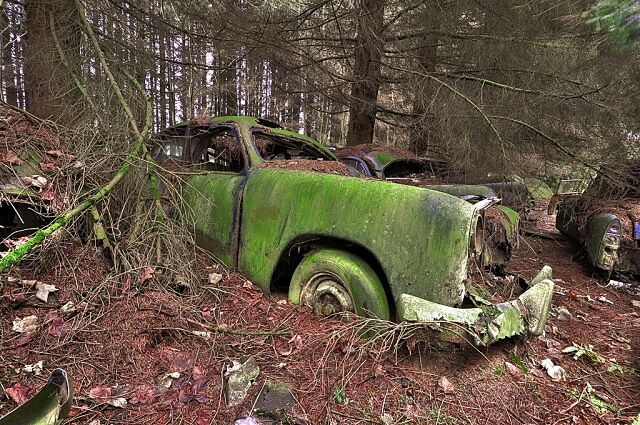 Photos From Abandoned Chatillon Car Graveyard - 08.