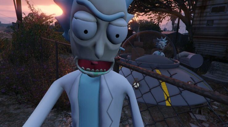 Rick and Morty GTA V Mod 02.