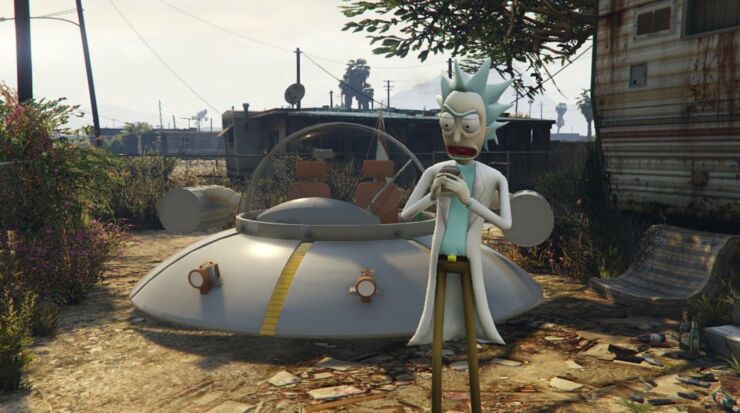 Rick and Morty GTA V Mod 03.