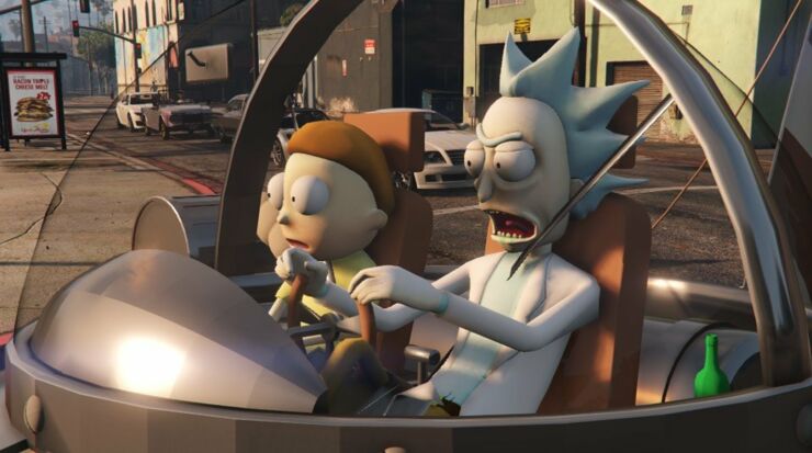 Rick and Morty GTA V Mod 04.