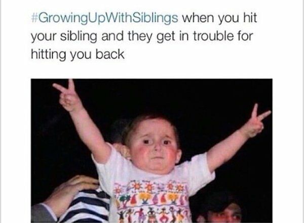 Growing Up With Siblings Memes 05.