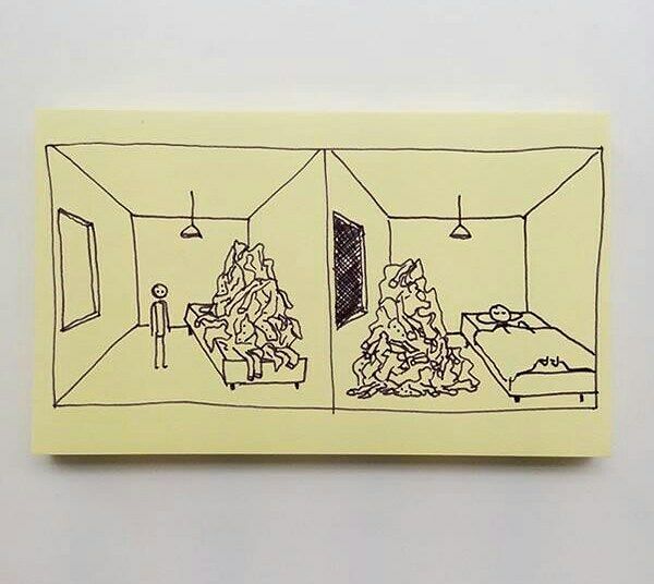 Funny Sticky Notes That Perfectly Hilariously Sum Up Adult Life