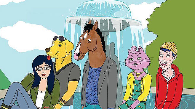 Netflix Originals Bojack Horseman.