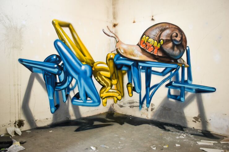 Sergio Odeith’s Anamorphic 3D Graffiti Letters 23.