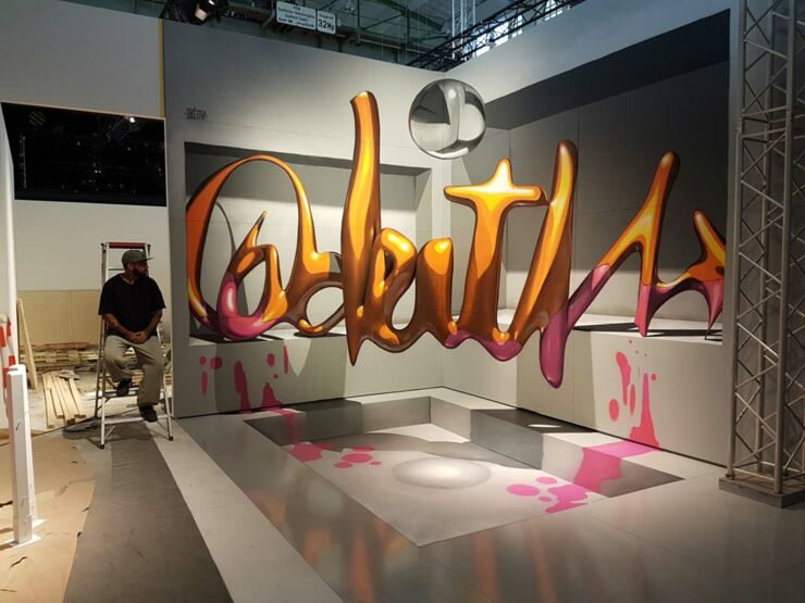 Sergio Odeith’s Anamorphic 3D Graffiti Letters 24.