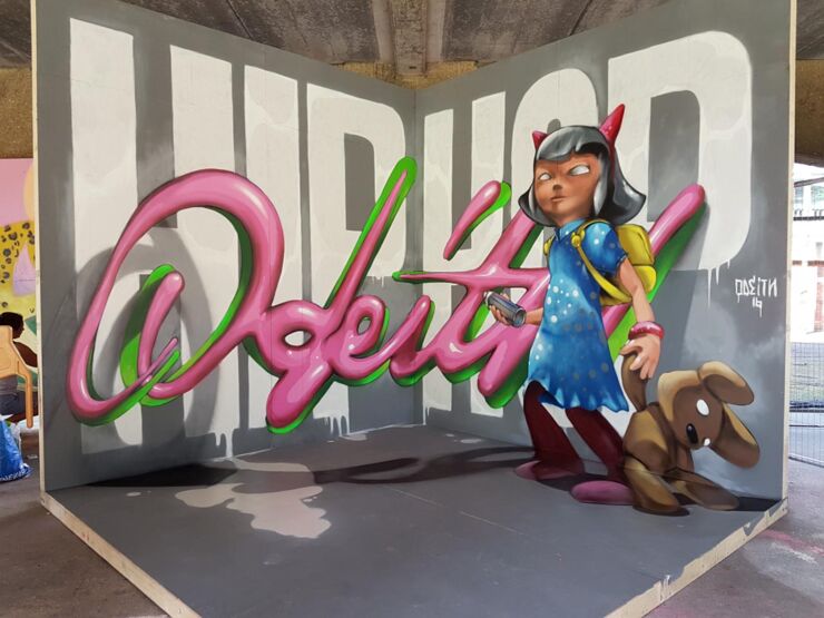 Sergio Odeith’s Anamorphic 3D Graffiti Letters 25.