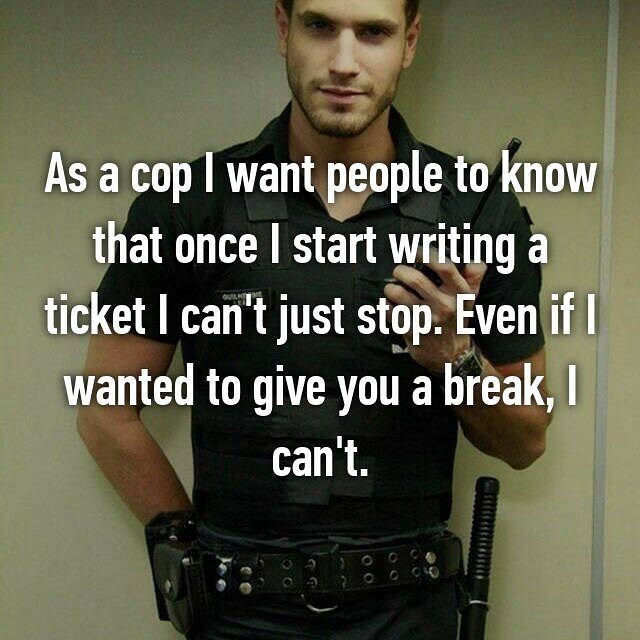 police officer confessions 10.