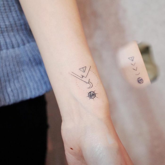 Check out these adorable Korean style tattoos for your next ink