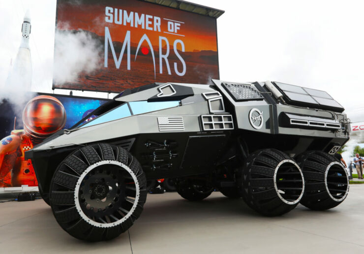 Mars Rover Concept Vehicle.