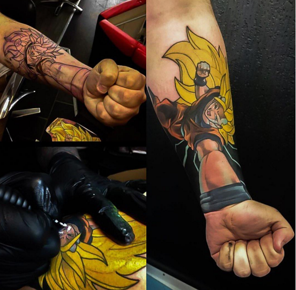 35 Insanely Awesome Dragon Ball Z Tattoos Fans Will Love 5823