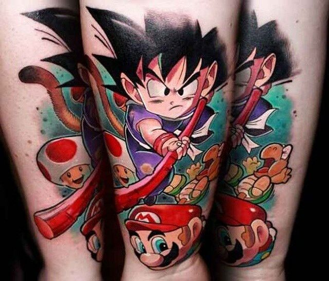 DragonBall  Son Goku anime tattoo  ONE DAY Tattoo Studio