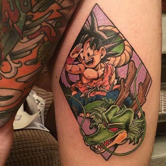 Dragon Ball Z Tattoos the ultimate mangaAnime  Tattoolicom