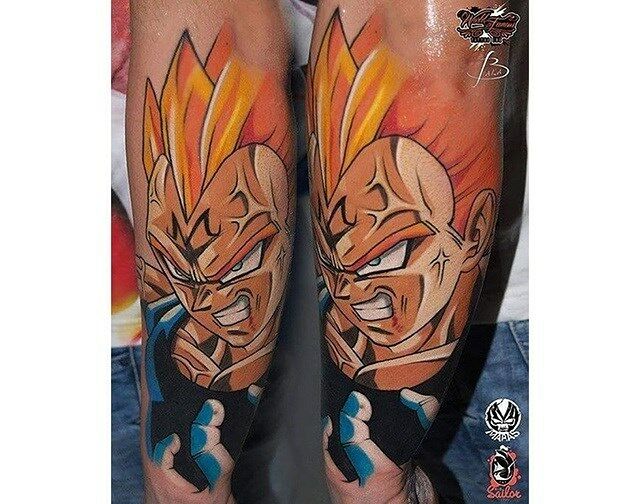 1 Vintage New Dragon Ball Z Tattoo Sheet By Body Art Made In Taiwan Animation Art Characters Airstage Japanese Anime