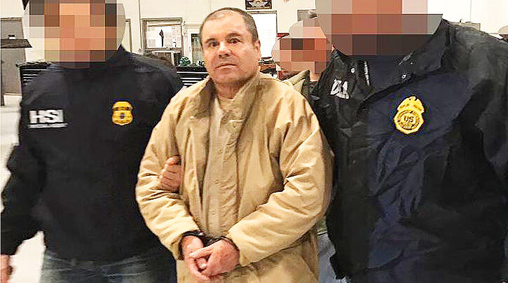 Mexican Drug Lord El Chapo Guzman.