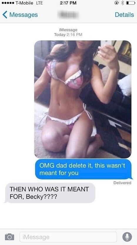 Sexting pics to the wrong person 02.