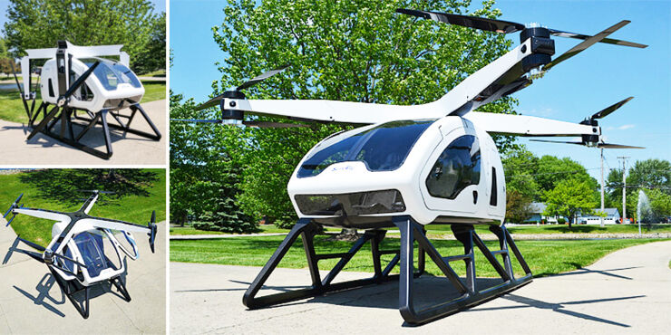 Workhorse SureFly Personal Helicopter.