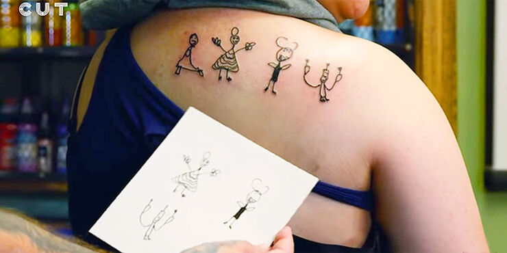 Kids Design Parent Tattoos 03.