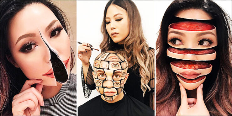 Makeup Artist Mimi Choi Creates Stunning Optical Illusions