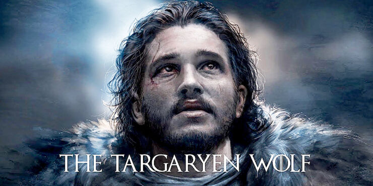 Jon Snow The Targaryen Wolf Game of Thrones.