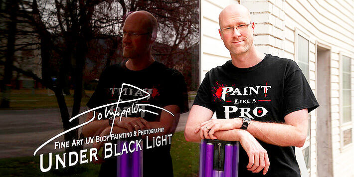 John Poppleton blacklight body paint 27.