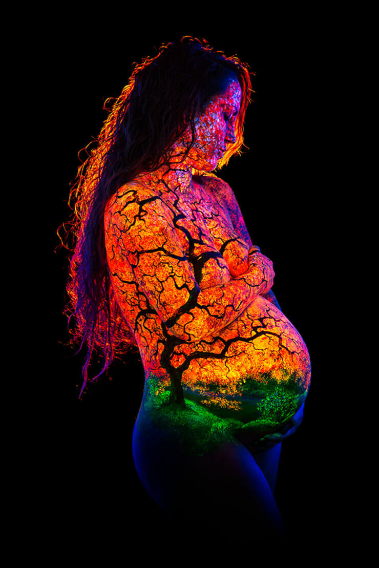 John Poppleton blacklight body paint 23.