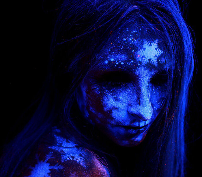 John Poppleton blacklight body paint 25.