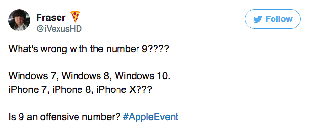 Apple iphone x parody 10.