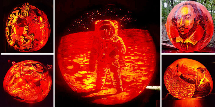 Edward Cabral Pumpkin Artwork.